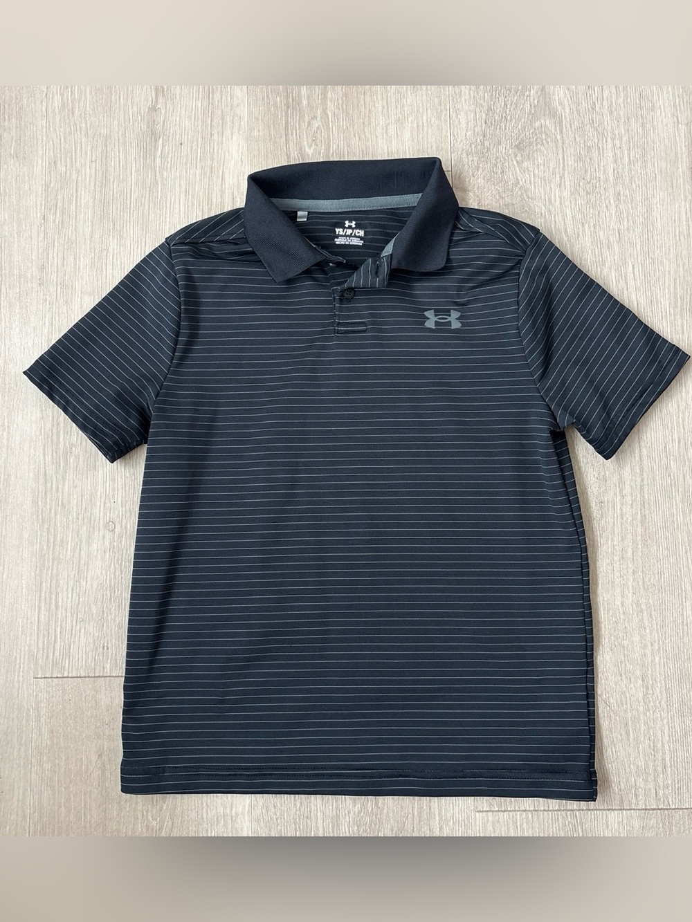 Youth/Small Under Armour Performance Stripe polo shirt